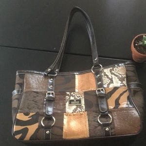 Gucci tote! Fierce animal print collage